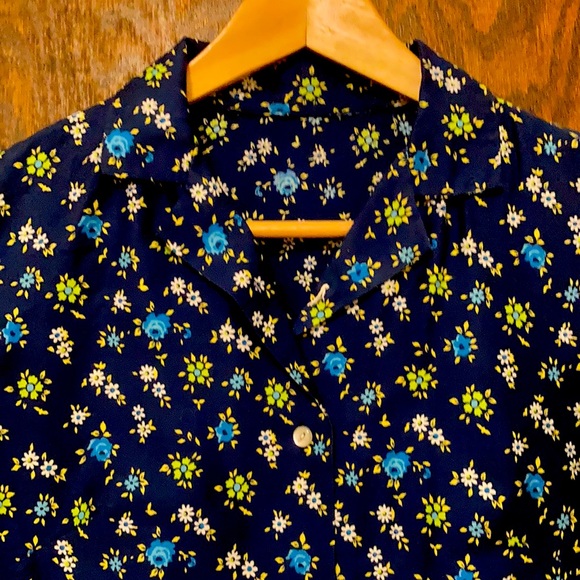 Vintage Handmade Button-down Short Sleeve Shirt - Picture 2 of 3